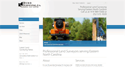 Desktop Screenshot of byrdsurvey.com